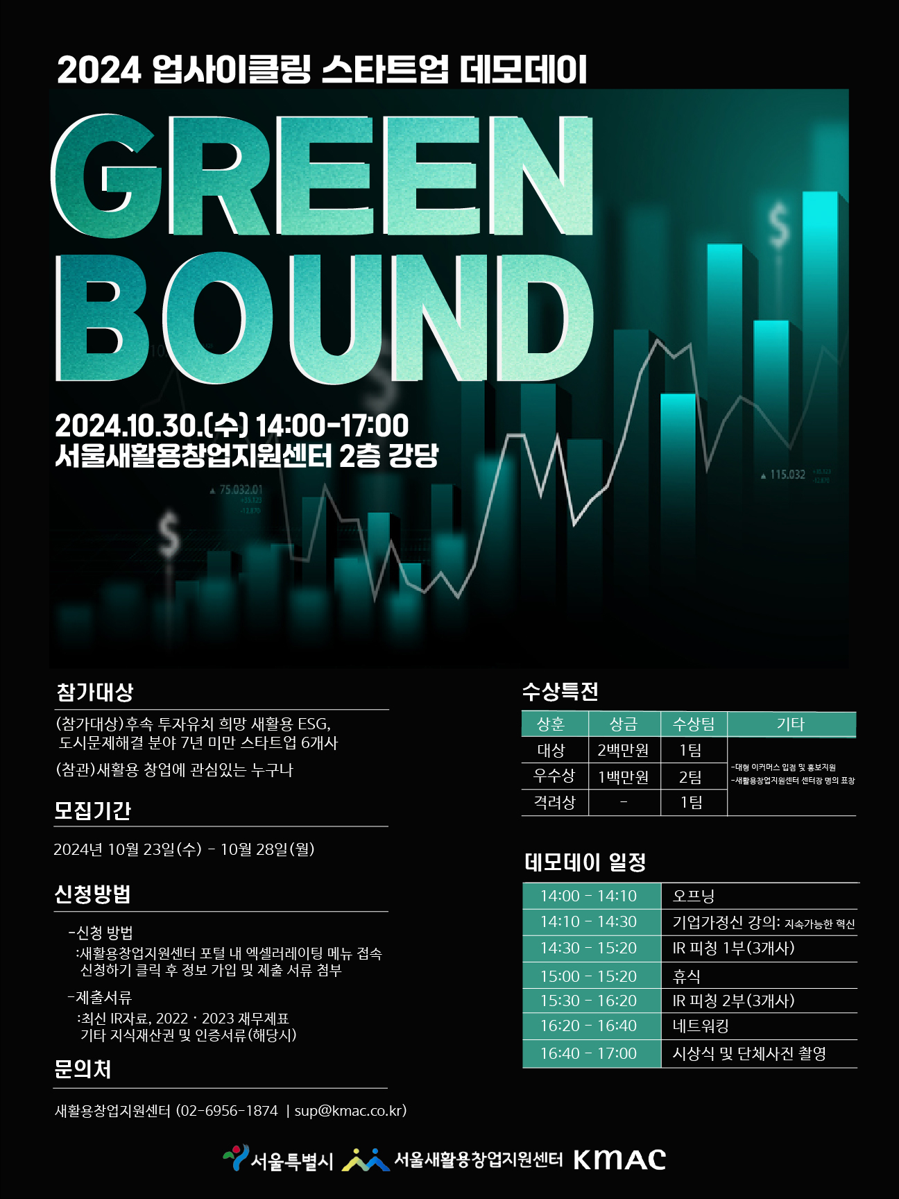 「Green Bound, 2024 업사이클링 스타트업 데모데이」 참가자 모집