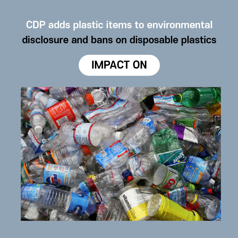 [Global ESG_Now] CDP adds plastic items